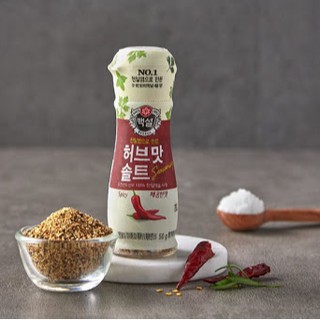 พร้อมส่ง CJ백설 허브맛솔트 เกลือผสมเครื่องเทศรสเผ็ด CJ Beksul Herb Mixed Sea Salt Spicy Flavor 50g