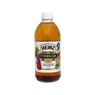 HEINZ ไฮนซ์ น้ำส้มสายชูหมักจากแอปเปิ้ล  473 มล. (0013000008129)