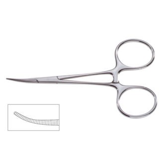 Baby Mosquito Artery Hemostatic Forceps โค้ง 10 ซม. สแตนเลส
