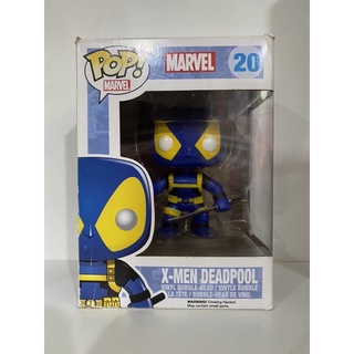 Funko Pop X Men Deadpool Blue Marvel 20 Damage Box