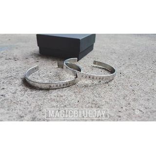 กำไล ขนาด 5 mm. ( สลักชื่อฟรี )