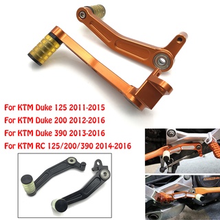 คันโยกคันเกียร์อลูมิเนียม CNC สําหรับรถจักรยานยนต์ KTM RC 125 200 390 RC125 RC200 RC390 2014 2015 2016 Duke 125 200 390 Duke125 Duke390 Duke200