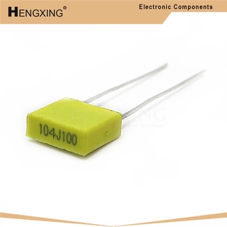 ฟิล์มพลาสติก 100Nj100 Kapasitor 100V104J 100Nf 0.1Uf 100V 104 104J 5 มม. 1 ชิ้น / ล็อต