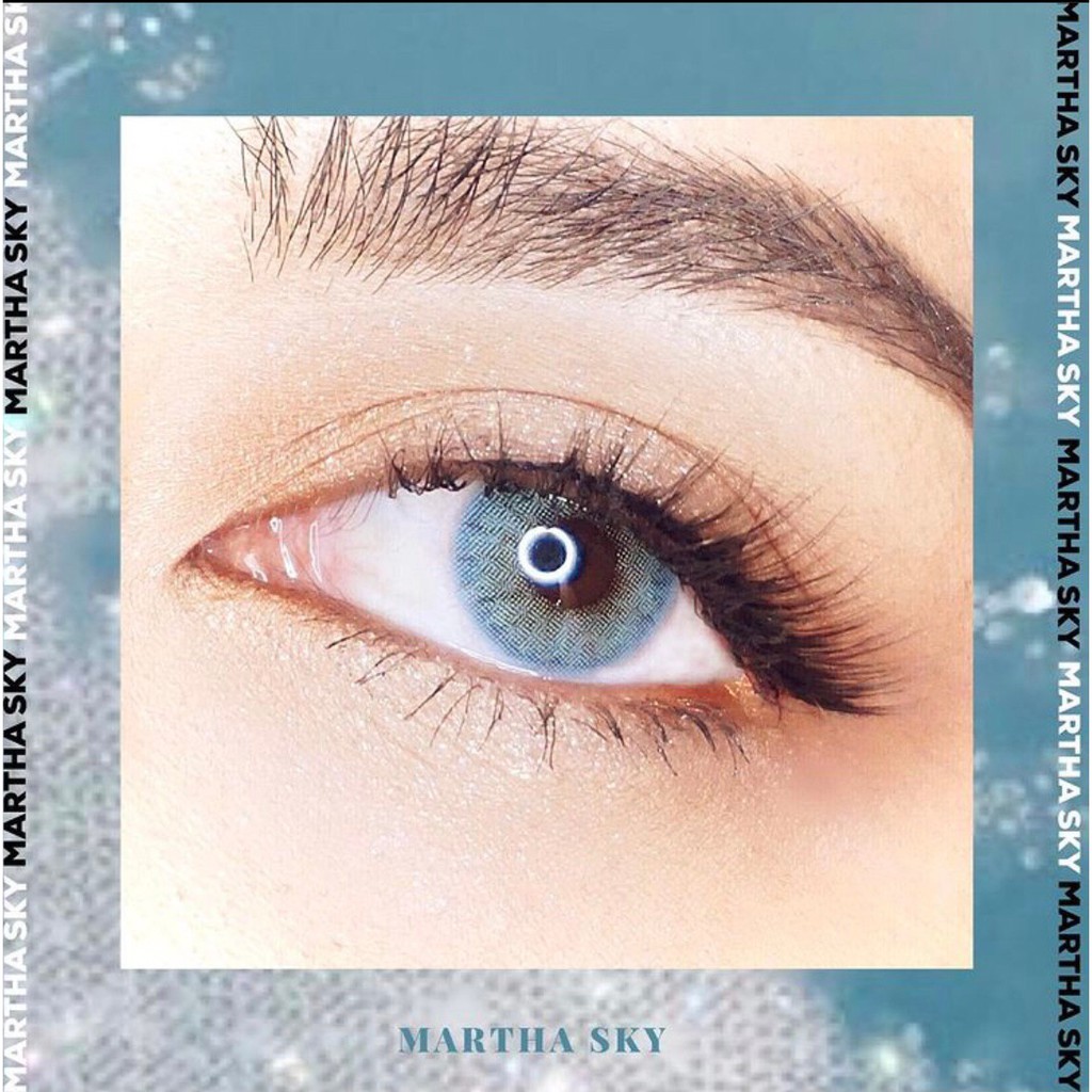 คอนเเทคเลนส์ Zplus ส่งฟรี 💕รุ่น Martha Sky ค่าสายตา 0-1000