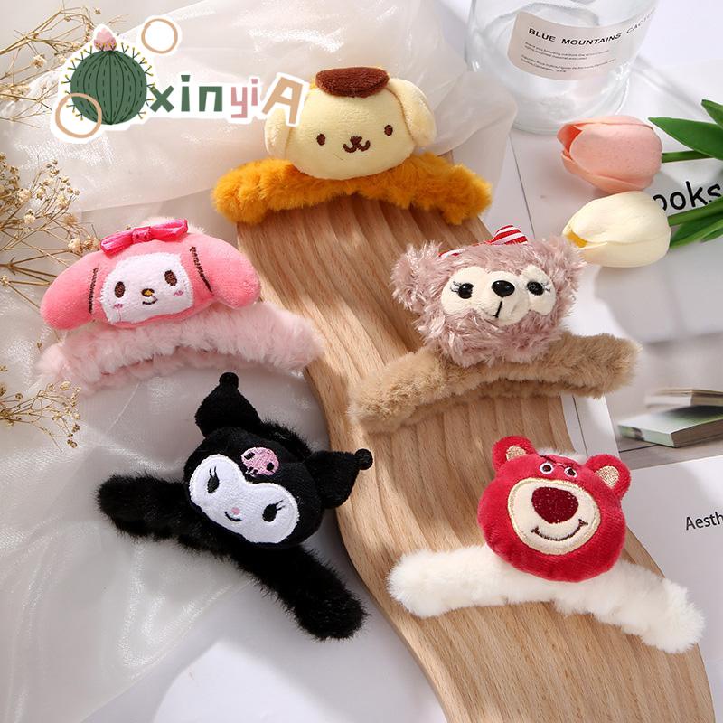 XINYIA เกาหลี Kuromi cinnamoroll กิ๊บติดผม ขนาดใหญ่ น่ารัก ด้านหลังของศีรษะ 2024