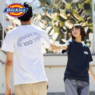 [S-5XL] Dickies เสื้อยืดลําลอง ผ้าฝ้ายแท้ แขนสั้น คอกลม ทรงหลวม ใส่สบาย เข้ากับทุกการแต่งกาย แฟชั่นฤดูใบไม้ผลิ และฤดูร้อ