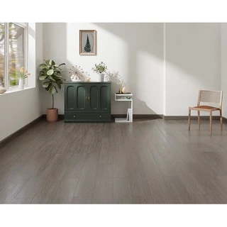 Double Living SPC Vinyl Flooring 5.5 mm กระเบื้องไวนิล SPC ลายไม้คลิกล๊อค ความหนา 5.5 มม. (โฟมในตัว) ขนาด 182*1220*5.5