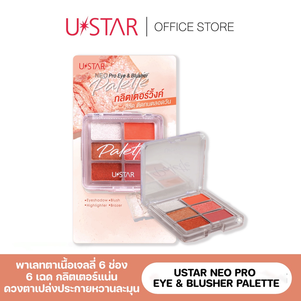 USTAR NEO PRO EYE & BLUSHER PALETTE