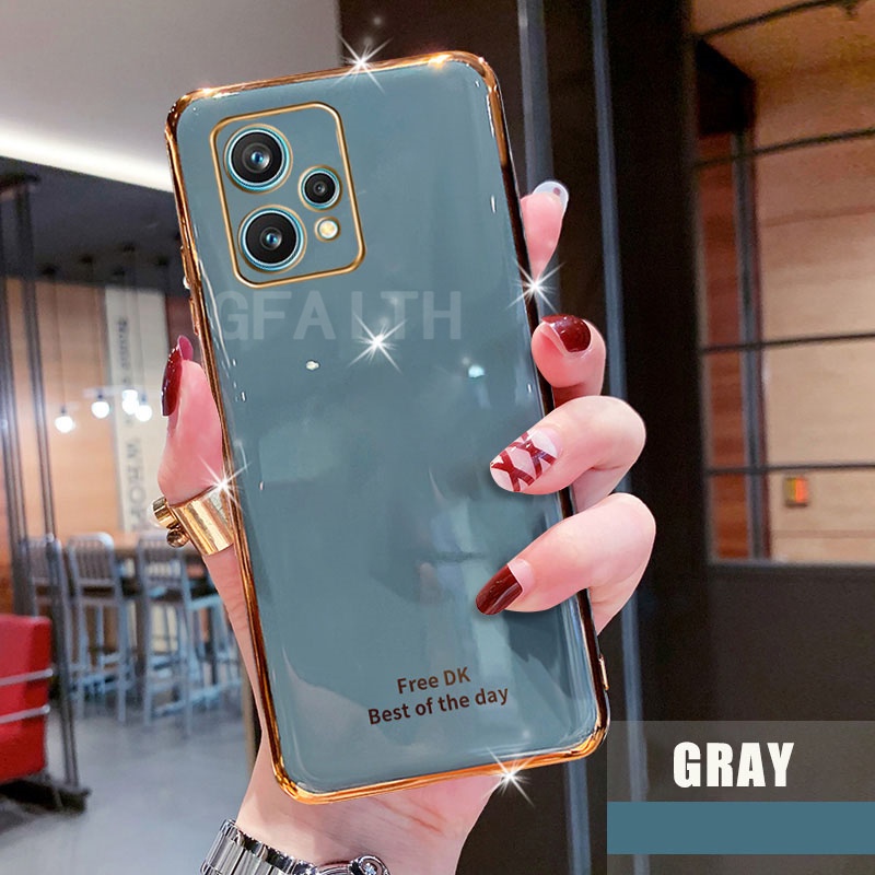 2022 เคสโทรศัพท์ Realme Narzo 50 Pro 5G / Narzo 50 5G 4G / Narzo 50A Prime / Realme9 4G 5G / Realme 9 Pro+ Free Fire New Luxury Bling Electroplating Soft Case Cover Camera Lens เคส RealmeNarzo50Pro #8