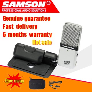 Samson Go Mic ไมโครโฟนคอนเดนเซอร์ USB ขนาดเล็ก สำหรับใช้บันทึกเสียงที่เกินขนาดตัว ฟรี POP รับประกัน