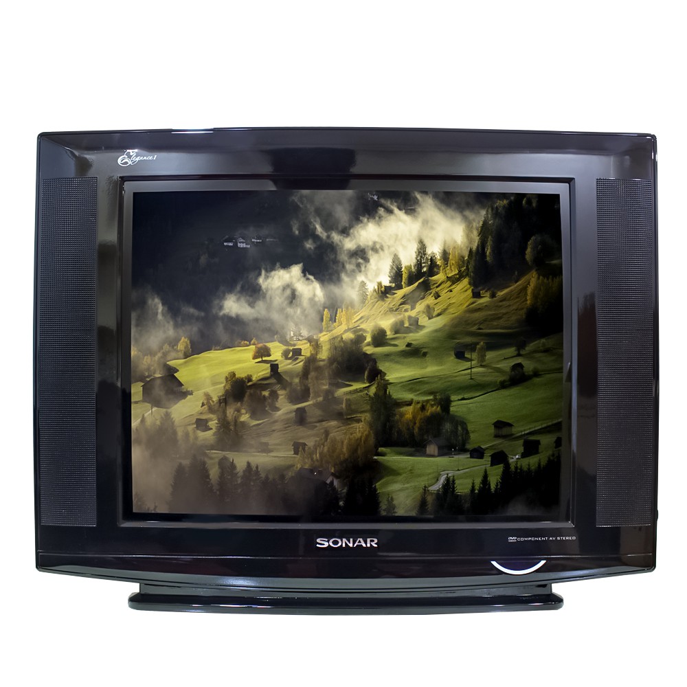 SONAR CRT TV 21" Crystal Design รุ่น DT-PF21M41 - สีดำ เสียบปุ๊บดูทีวีได้ทันที
