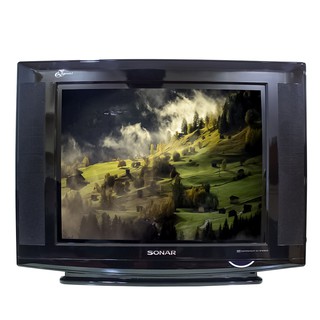 SONAR CRT TV  21" Crystal Design  รุ่น DT-PF21M41 - สีดำ เสียบปุ๊บดูทีวีได้ทันที