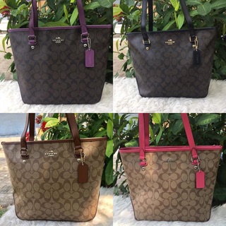 Coach Zip Tote 13"