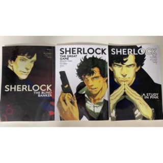 หนังสือการ์ตูนภาษาอังกฤษ Sherlock Holmes: Comic Version เซต 3 เล่ม