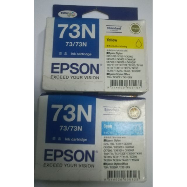 Ink Cartidge EPSON T0734 (73N) Yellowการันตีถูกกว่า
