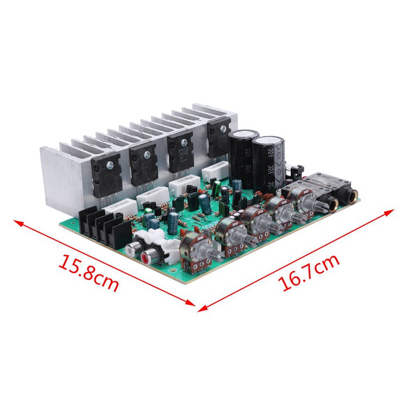 เครื่องขยายเสียงHifi Digital Reverb Power เครื่องขยายเสียง 250 W X 2 . 0 Audio Preamp Rear Amplif