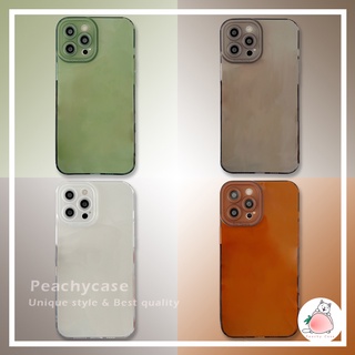 เคสโทรศัพท์ Tpu แบบนิ่มสีใสเคลือบเงาสีแคนดี้สําหรับ Apple Iphone13 12 11 Pro Xs Max Xr X 7 8 Plus Iphone13 Pro