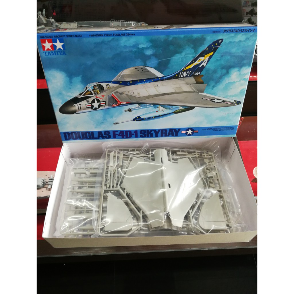 โมเดลเครื่องบินประกอบ Tamiya 1/48 TA61055 Douglas F4D-1 Skyray