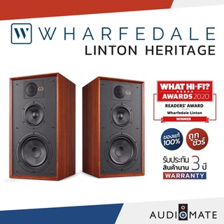 WHARFEDALE SPEAKER LINTON HERITAGE/ ลําโพง Bookshelf ยี่ห้อ Wharfedale/ รับประกัน 3 ปี โดย บริษัท Hifi Tower / AUDIOMATE