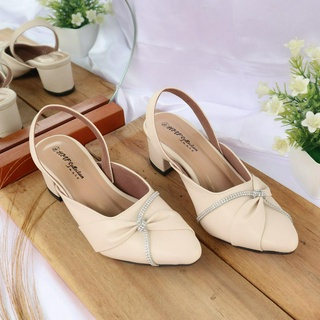 HMF Oriyamy Sepatu Heels Mules Wanita BC11