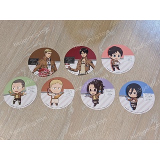 แผ่นรองแก้ว Attack on Titan x Animate Cafe พร้อมส่ง