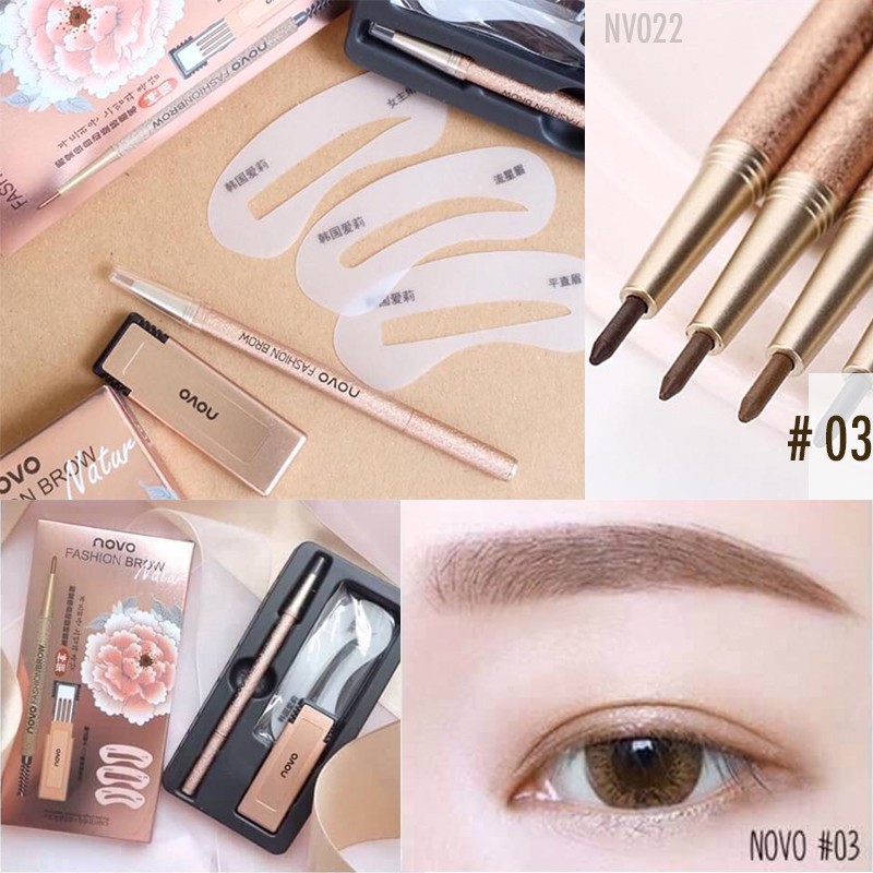 ชุดดินสอเขียนคิ้วNOVO