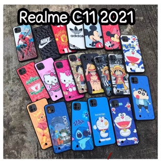 Realme C11 2021 CASE3D ลายการ์ตูน  เคสกันกล้อง (สินค้าถ่ายจากงานขายจริง)