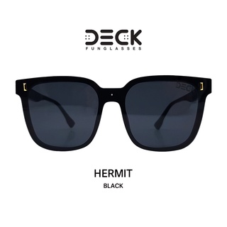 DECK แว่นตากันแดด รุ่น HERMIT - BLACK ของแท้ รับประกันศูนย์ 1ปี