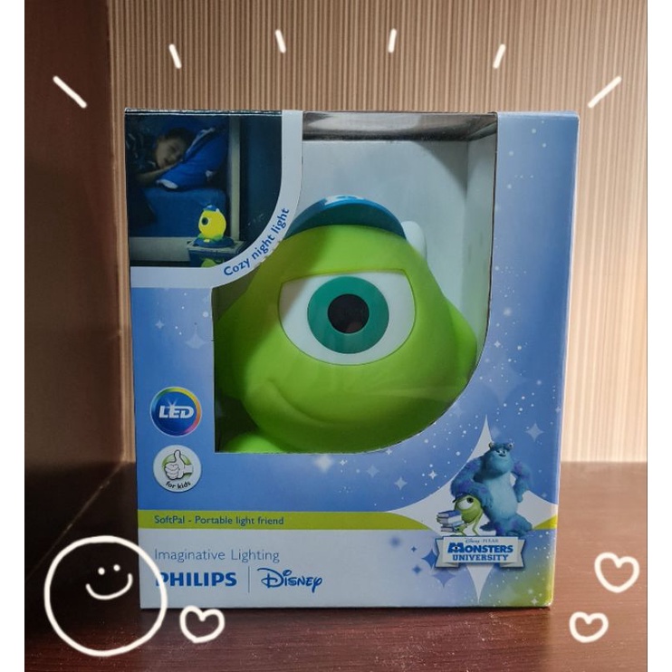 พร้อมส่ง❗️โคมไฟ Philips LED lamp : Softpal : Monsters University : Mike (Disney PIXAR)
