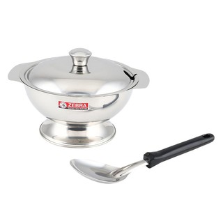 Kitchen utensils Other equipment RICE SERVING BOWL STAINLESS ZEBRA Kitchen equipment Kitchen equipment เครื่องครัว อุปกร