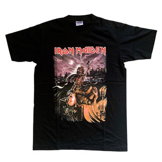 IR072 เสื้อยืดวงร็อค IRON MAIDEN ไอรอน เมเดน เสื้อวง เสื้อยืดไอรอนเมเดน เสื้อวินเทจ