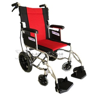 รถเข็นพกพา พับขาได้ KIMBER (Portable Alloy Wheelchair) (WS-02)