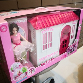 บ้านบาบี้พร้อมเฟอร์​ฯกล่องใหญ่