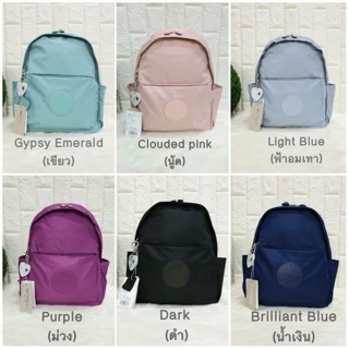 KIPLING IMMIN BACKPACK.🌺 กระเป๋าเป้สะพาย สีม่วง