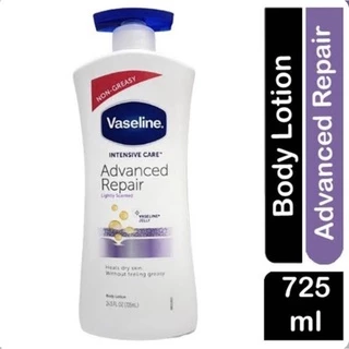 Vaseline intensive care advanced repair 725ml สูตรสำหรับผิวแห้งมาก