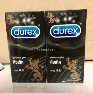 Durex kingtex ดูเร็กซ์ คิงเท็ก กล่องใหญ่ 12 ชิ้น size49