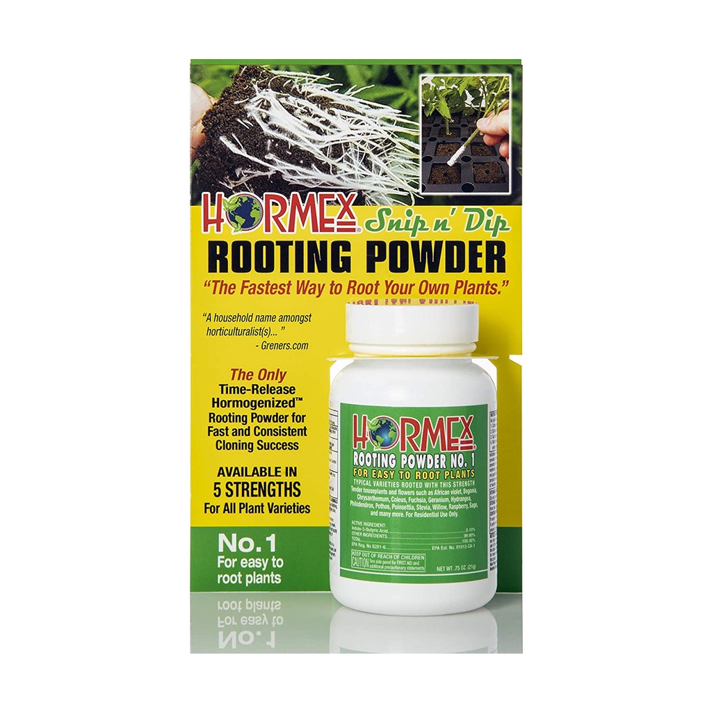 HORMEX ผงเร่งราก น้ำยาเร่งราก ฮอร์โมนทำให้รากงอกเร็ว ผงเร่งความเร็วราก Rooting Hormone Powder clonin