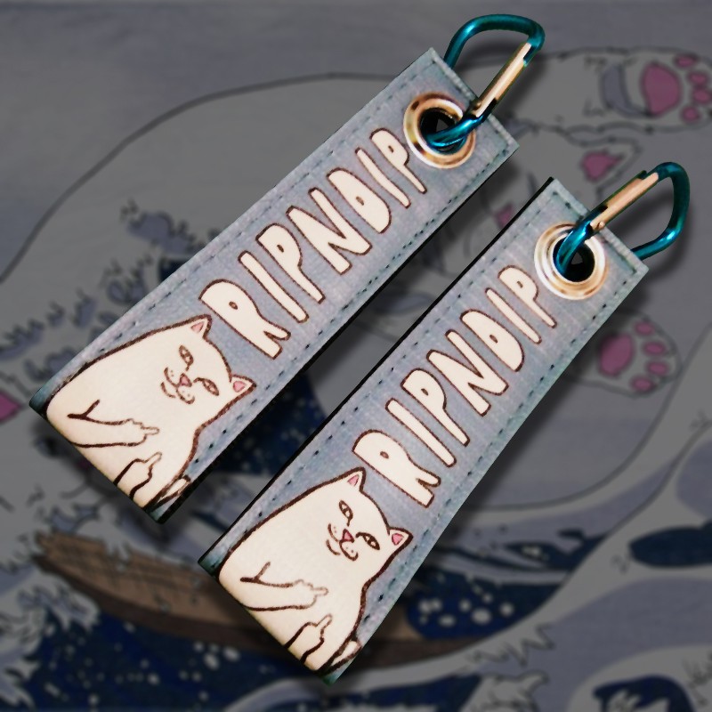 Kuching Nakal Streetwear ชายและหญิง carabiner ตะขอ JDM กุญแจรถ, keytag
