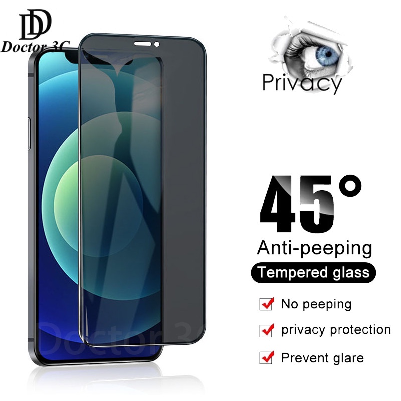 ฟิล์มกระจกนิรภัยกันเสือก iPhone ip 16 15 14 13 12 11 Pro X Xs Max Xr 7 8 6 6s Plus SE SE2 SE3 2020 2022 2023 4G 5G 2024