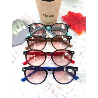 แว่นสายตายาว+50ถึง+400เลนส์กันแดดสีชา รุ่น8049