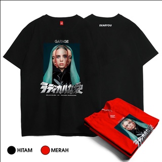 Dearyoustore - billie eilish เสื้อยืด ผ้าฝ้าย ของแท้ ยุค 30Size S-5XL