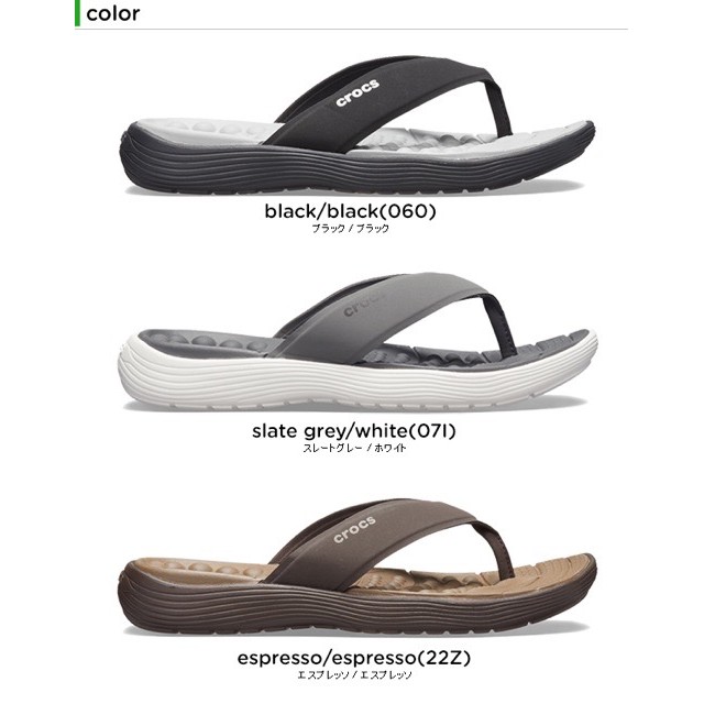 ✨Crocs Reviva Flip รองเท้าแตะ เพื่อสุขภาพ คร็อคส์ ผู้ชาย  (สินค้าขายดี)✨สีใหม่พร้อมส่ง!! งาน Outlet ถูกกว่า Shop | Shopee Thailand