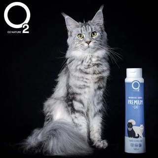 O2 Shampoo แชมพู แมว สูตร Cat, Kitten หรือ Premium Cat กำจัดยีสต์และรา หอมนาน สำหรับแมวทุกสายพันธุ์