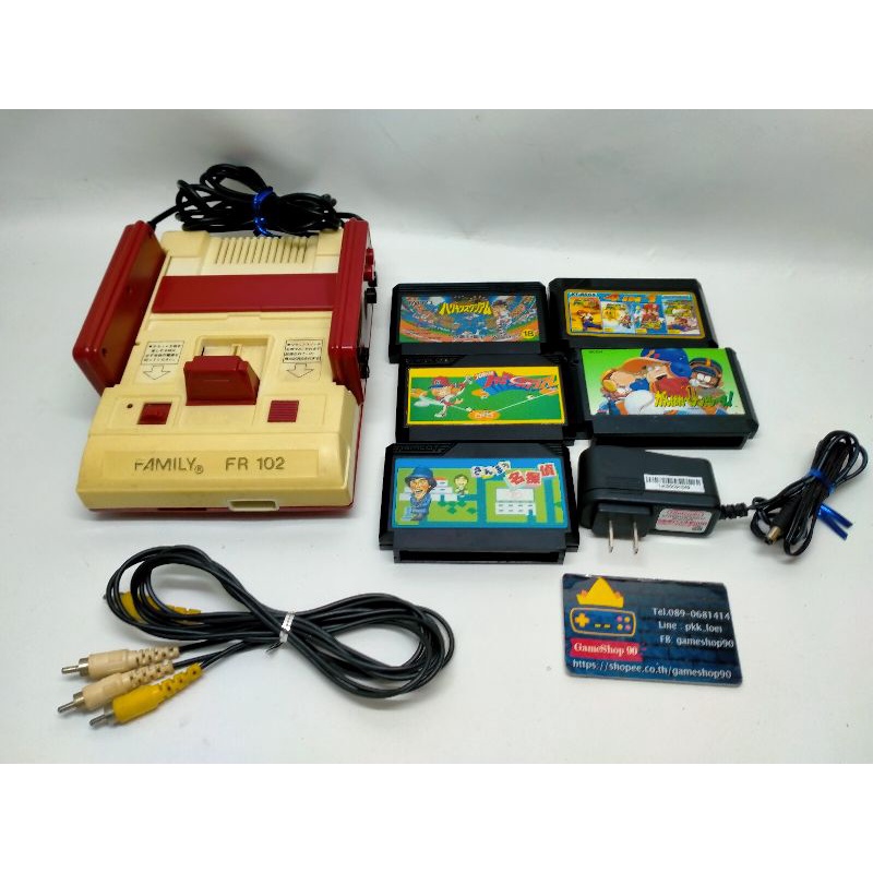 เครื่องเกมFR102 หรือ Family Computer ประเทศไทยจำกัดในอดีต ชุดพร้อมเล่น ...