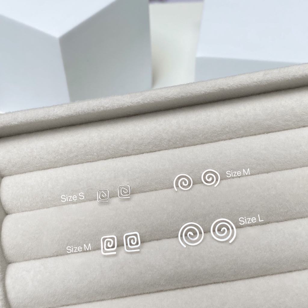 annita.silver - ต่างหูเงิน925 ต่างหูมินิมอล ต่างหูเงินแท้ Silver925 /sterling silver stud earrings พร้อมส่ง