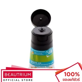 GARNIER Men Turbo Light Oil Control Anti-Blackheads Brightening Icy Scrub โฟมล้างหน้า 150ml