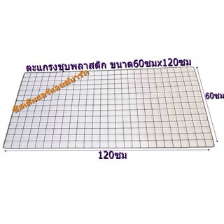 Pro ลดสะใจ เก็บเงินปลายทาง ตะแกรงลวดชุบพลาสติก 60x120 ซม.