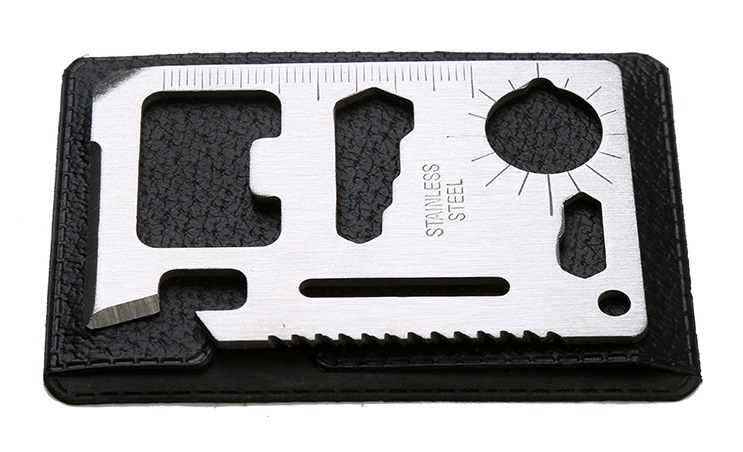 🔥พร้อมส่ง🔥การ์ด การ์ดอเนกประสงค์ Multitool 11 in 1 ขนาดบัตร ATM SP สแตนเลส พกพาสะดวก ใช้งานง่าย สินค้าในไทย - รูปที่ 7