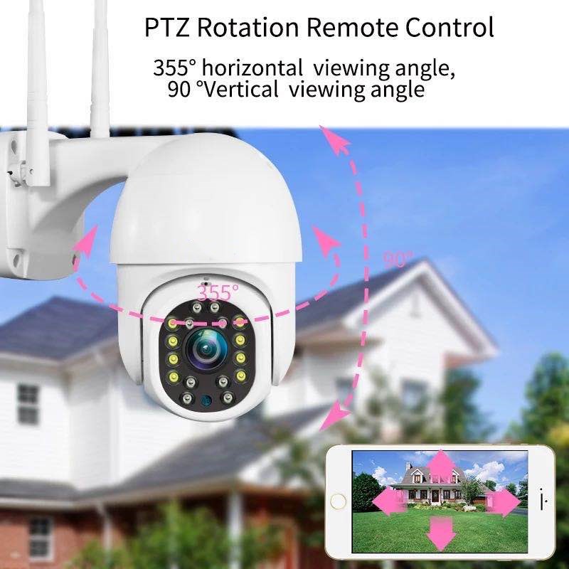 YooSee กล้องวงจรปิดอัจฉริยะ WiFi IP Camera-D16A - FHD 1080P 2 ล้านพิกเซล สามารถหมุนได้ กันน้ำ กันแดด กันฝุน ดูผ่านมือถือ