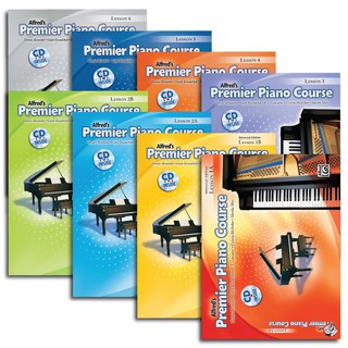 หนังสือเรียนเปียโน Alfred Premier Piano course Level 1A-6 สำหรับนักเรียน 7-12ปี Lesson, Theory, Performance, Technique